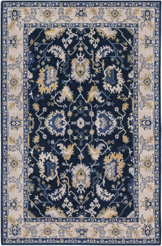 Kansai KNS-1004 Blue Machine Woven Area Rug by Surya