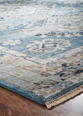 Ancient Boundaries Kohatk KOH-03 Vintage Indigo Area Rug Corner Image