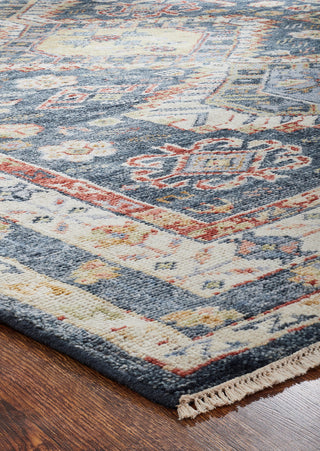 Ancient Boundaries Kohatk KOH-06 Vintage Blues Area Rug Corner Image