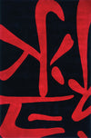Momeni Koi KO-05 Black Area Rug main image