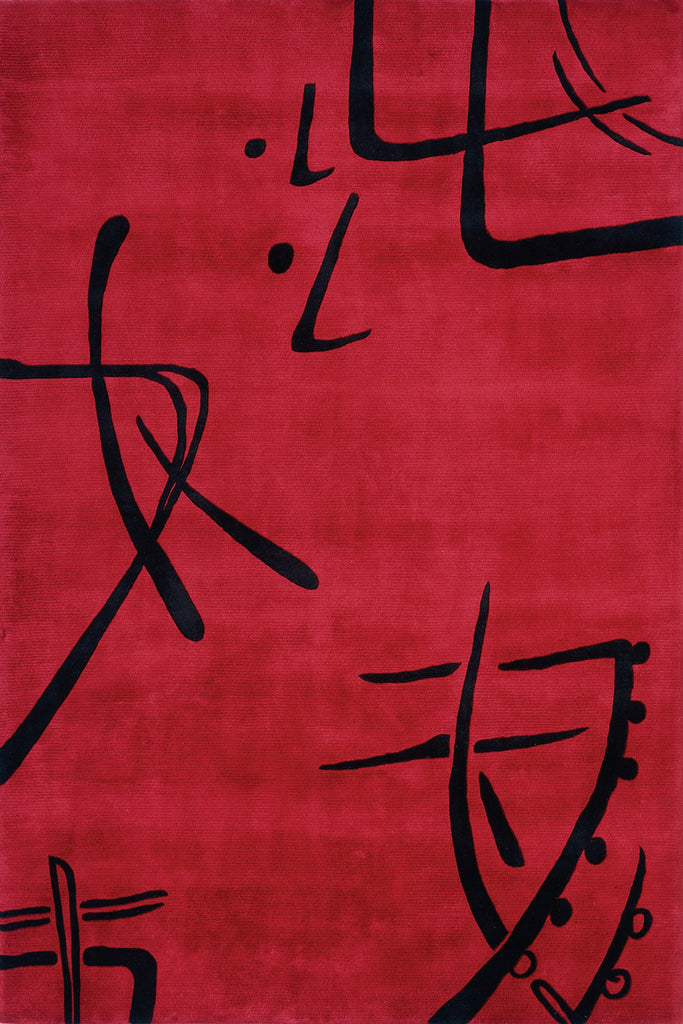 Momeni Koi KO-06 Red Area Rug main image