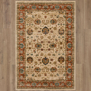 Karastan Spice Market Koyna Cream Area Rug Main Image