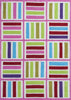 KAS Kozy Kids 0558 Ivory/Pink Elements Hand Tufted Area Rug
