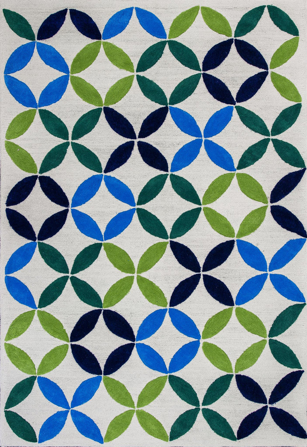 KAS Kozy Kids 0564 Ivory Pinwheels Area Rug