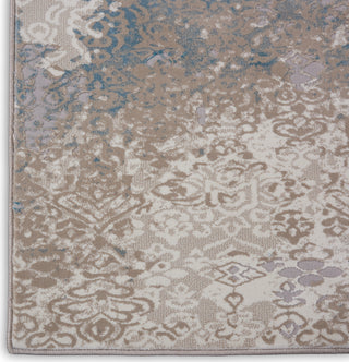 Karma KRM07 Ivory/Light Blue Area Rug by Nourison