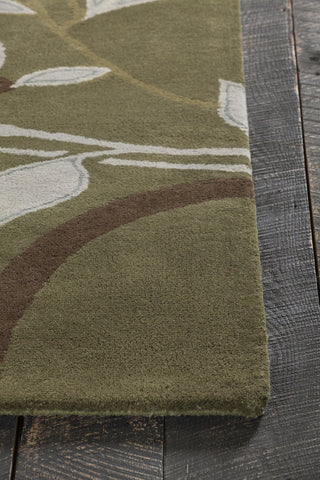 Chandra Kronos KRO-6302 Area Rug Corner Shot Feature
