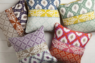 Surya Pattern Mix Layers of Luxury KS-005 Pillow by Kate Spain 