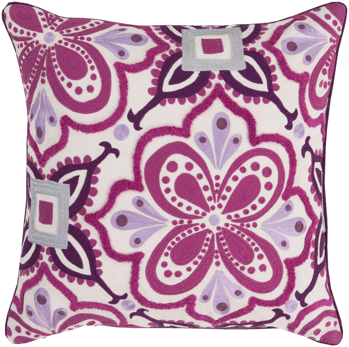 Surya Alhambra Embroidered Modern in Morocco KS-010 Pillow by Kate Spain main image