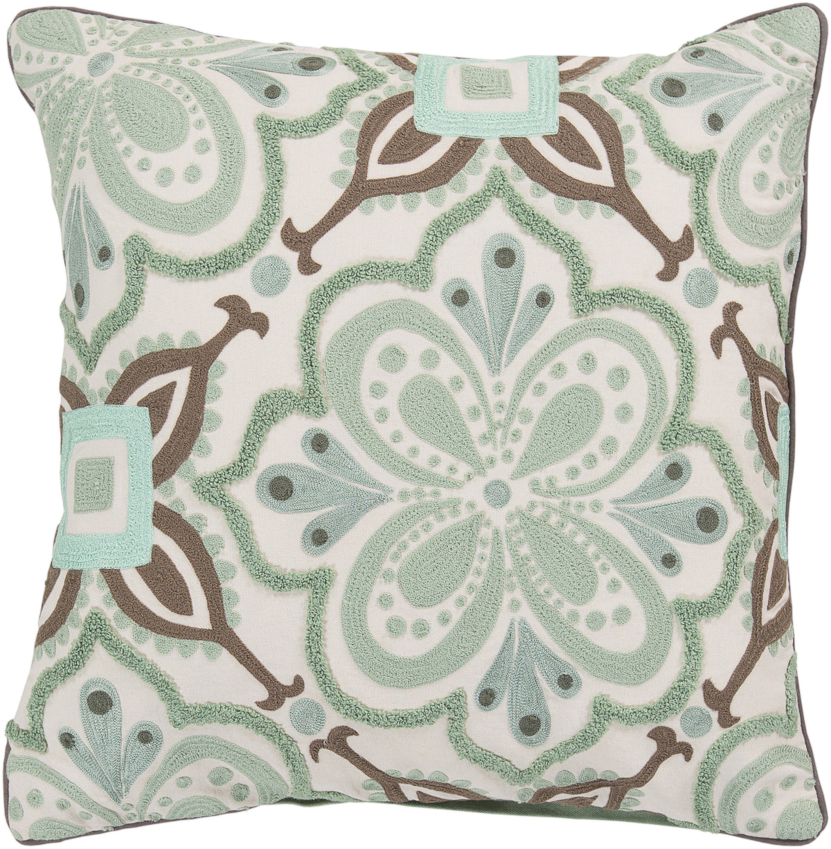 Surya Alhambra Embroidered Modern in Morocco KS-012 Pillow by Kate Spain main image