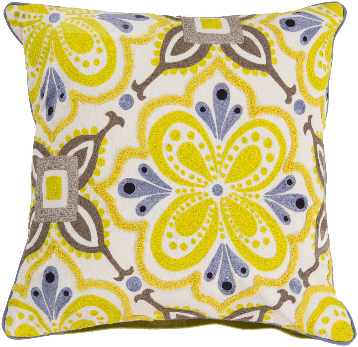 Surya Alhambra Embroidered Modern in Morocco KS-013 Pillow by Kate Spain main image