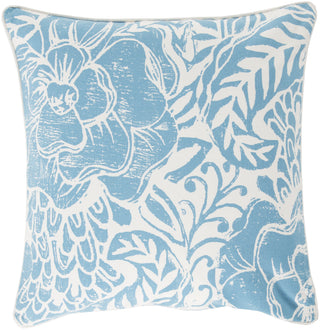 Surya Floral Block Print Fab KSA-002 Pillow by Kate Spain main image