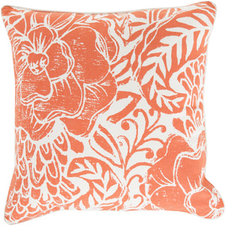 Surya Floral Block Print Fab KSA-003 Pillow by Kate Spain main image