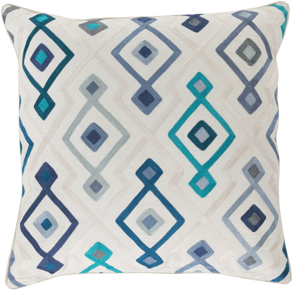Surya Woven Geo in Geometric KSG-003 Pillow by Kate Spain main image