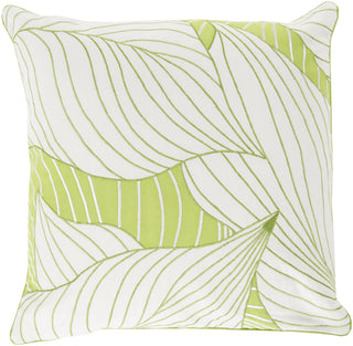 Surya Hosta Lighthearted Leaf KSH-001 Pillow by Kate Spain main image