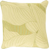Surya Hosta Lighthearted Leaf KSH-003 Pillow by Kate Spain main image