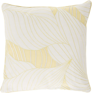 Surya Hosta Lighthearted Leaf KSH-006 Pillow by Kate Spain main image