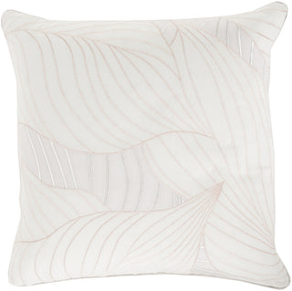 Surya Hosta Lighthearted Leaf KSH-008 Pillow by Kate Spain main image