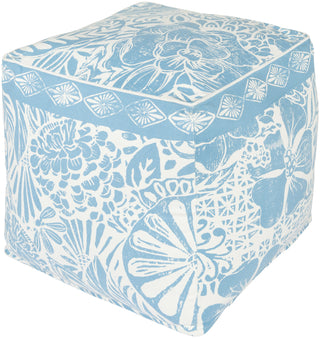 Surya KSPF-003 Blue Pouf by Kate Spain main image