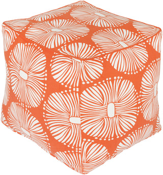 Surya KSPF-005 Orange Pouf by Kate Spain main image