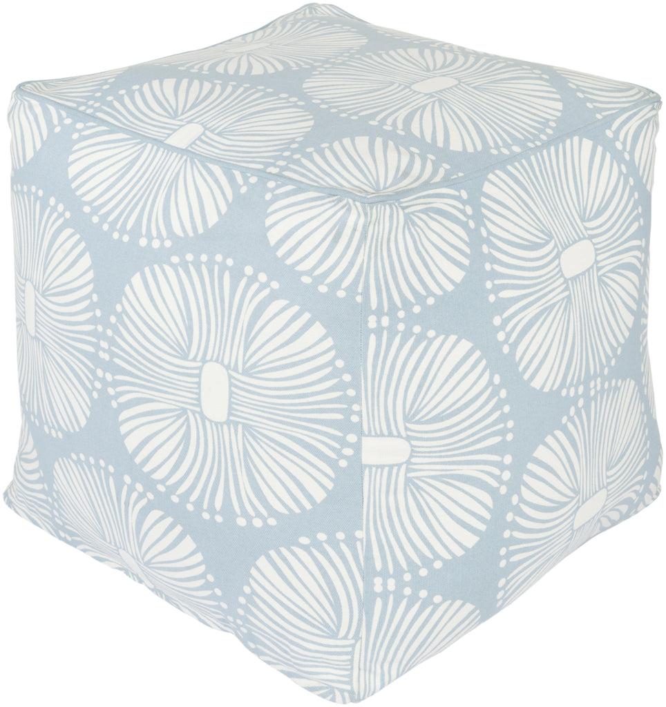 Surya KSPF-007 Blue Pouf by Kate Spain main image