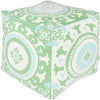 Surya KSPF-013 Green Pouf by Kate Spain main image