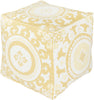 Surya KSPF-014 Yellow Pouf by Kate Spain main image