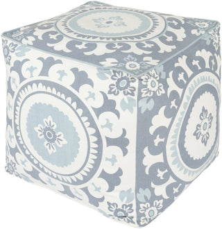 Surya KSPF-015 Blue Pouf by Kate Spain main image