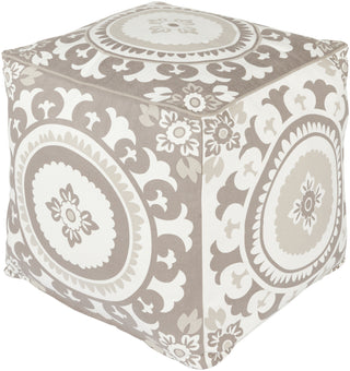 Surya KSPF-018 Neutral Pouf by Kate Spain main image