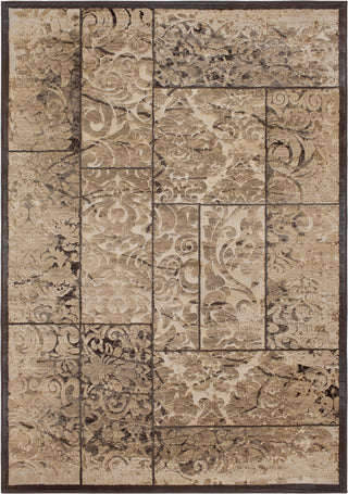 Surya Kaitlyn KTN-1010 Dark Brown Ivory Khaki Area Rug main image