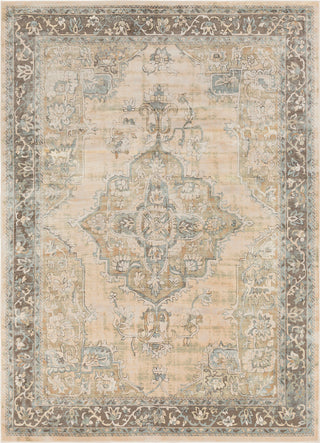 Surya Kaitlyn KTN-1018 Sky Blue Ivory Khaki Sage Dark Brown Area Rug Main Image 8 X 10