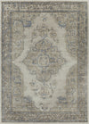 Surya Kaitlyn KTN-1020 Sky Blue Ivory Khaki Area Rug Main Image 8 X 10