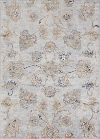 Surya Kaitlyn KTN-1021 Sky Blue Wheat Navy Dark Brown Ivory Area Rug Main Image 8 X 10