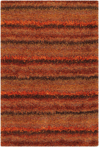 Chandra Kubu KUB-16500 Red/Orange/Brown Area Rug main image