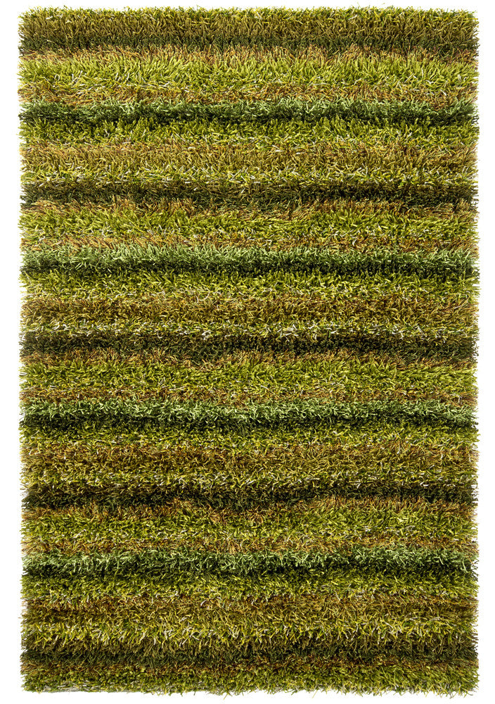 Chandra Kubu KUB-16501 Green/Brown Area Rug main image