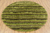 Chandra Kubu KUB-16501 Green/Brown Area Rug Round
