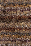 Chandra Kubu KUB-16502 Brown/Grey/Tan Area Rug Close Up