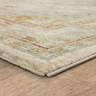 Karastan Adalia Kumra Cream Area Rug Corner Image