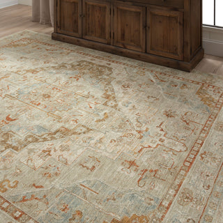 Karastan Adalia Kumra Cream Area Rug Corner Image