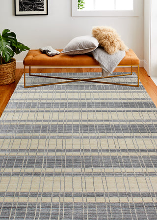 Bashian Terrain L123-BN1 Area Rug Room Scene Feature