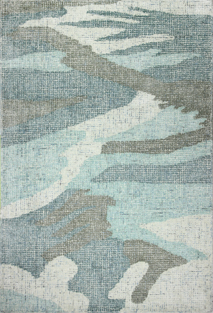 Bashian Luminous L124-LM101 Aqua Area Rug