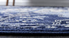 Unique Loom La Jolla T-400A Blue Area Rug Round Lifestyle Image