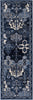 Unique Loom La Jolla T-400A Blue Area Rug Runner Top-down Image