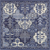Unique Loom La Jolla T-400A Blue Area Rug Square Lifestyle Image
