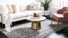 Unique Loom La Jolla T-403A Gray Area Rug Rectangle Lifestyle Image