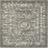 Unique Loom La Jolla T-403A Gray Area Rug Square Lifestyle Image
