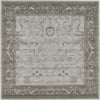 Unique Loom La Jolla T-8636 Light Gray Area Rug Square Lifestyle Image