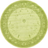 Unique Loom La Jolla T-8636 Light Green Area Rug Round Lifestyle Image