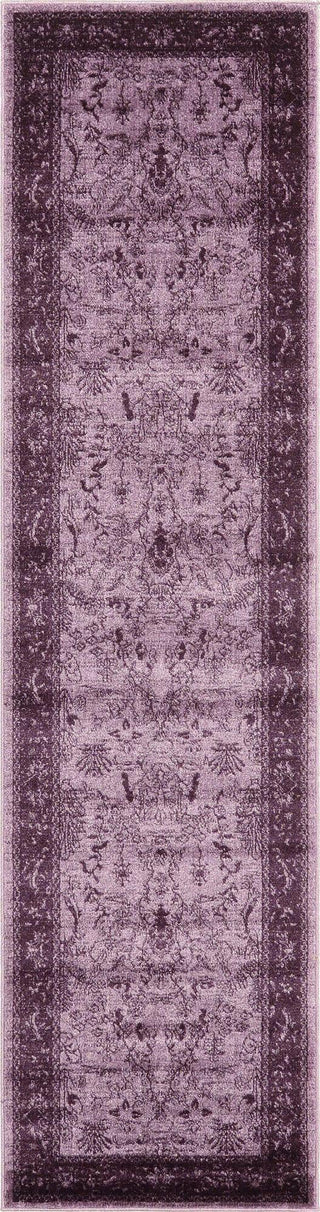 Unique Loom La Jolla T-8636 Purple Area Rug Runner Lifestyle Image