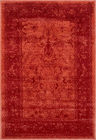 Unique Loom La Jolla T-8636 Rust Red Area Rug main image