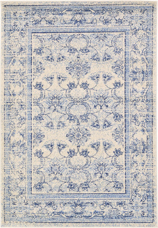 Unique Loom La Jolla T-8769 Ivory Blue Area Rug main image